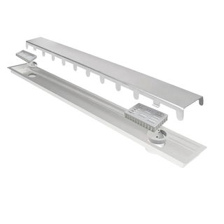 Ralo Linear Multimaster Tampa Inox 160 cm com 2 saídas