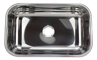 CUBA N°2 A-430 17CM ESC Acabamento Escovada aço 430