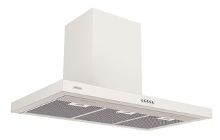 Coifa de Parede Tramontina Dritta Wall White 90 em Aço Inox com Pintura Automotiva Branca 220 V 90 cm