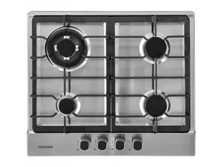 Cooktop Crissair CCB 05 G5 à Gás 4 Bocas Inox 60cm Bivolt CCB05G5