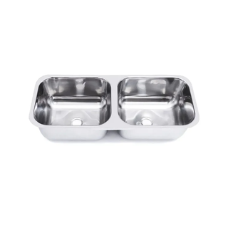 CUBA INOX DUPLA INDUSTRIAL 102X40X20 Acabamento Polida aço 304