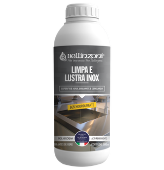 Limpa e Lustra Inox 500ml Bellinzoni