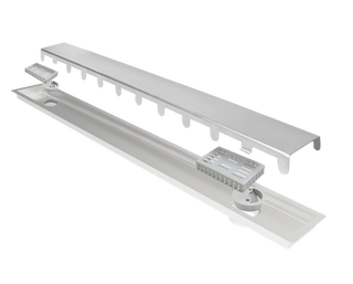 Ralo Linear Multimaster Tampa Inox 150 cm com 2 saídas