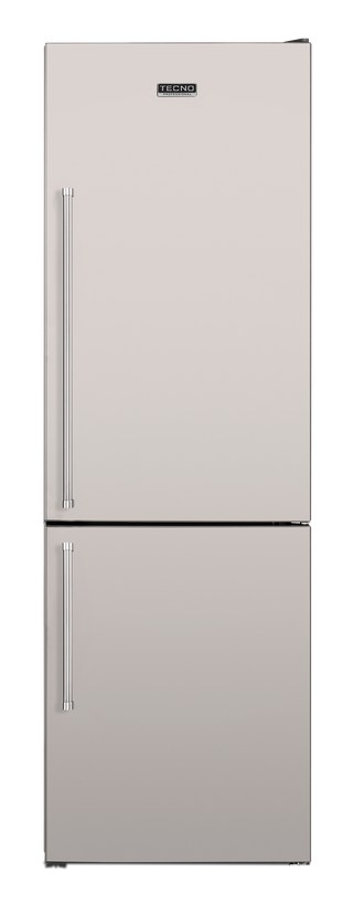 Bottom freezer em inox para embutir, 324 litros, 220V, porta abertura para direita, Coleção Profissional
