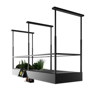 Coifa Spazio Black Matte Ilha 175 cm