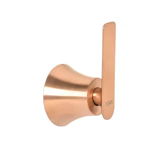 Acabamento para Registro de Gaveta Doka (Deca) de 1 1/2 e 1 1/4 Rainbow Brushed Rose Gold