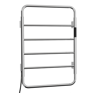 Toalheiro Térmico Redondo Tomada Direita Chrome Doka 