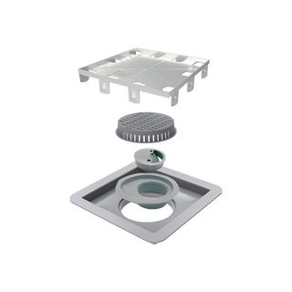 Ralo Square Tampa Oculta 15 cm x 15 cm