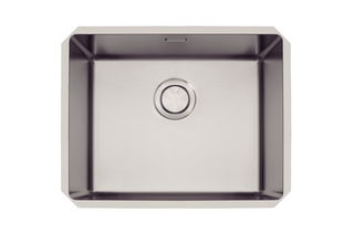 Cuba de embutir Tramontina Design Collection Quadrum Undermount em Aço Inox com Acabamento Scotch Brite 50 U 50X40cm
