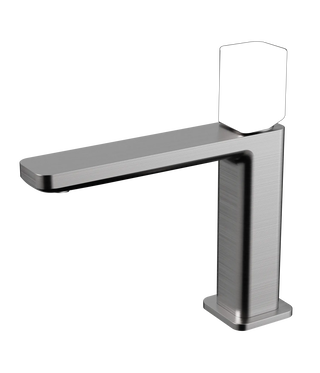 Corpo Monocomando para Lavatório Doka 121mm Rivvo Brushed Nickel