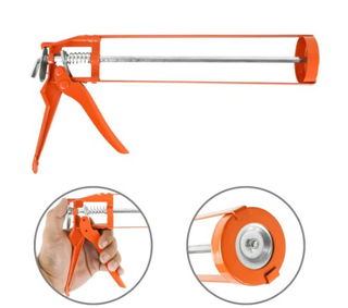 Aplicador Silicone Aberto Reforçado Laranja