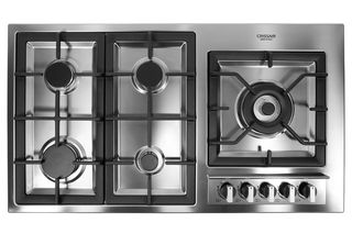 Cooktop Crissair a Gás 5 Bocas Tripla-Chama Lateral Inox 90cm Bivolt CCB04G5