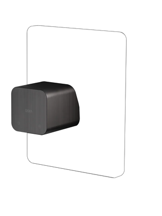 Volante para Monocomando Doka de Banheira e Chuveiro Rivvo Gunmetal