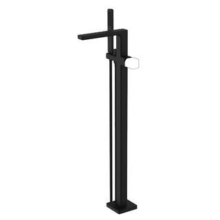 Corpo Monocomando de Piso Doka para Banheira com Ducha Manual Rivvo Matt Black