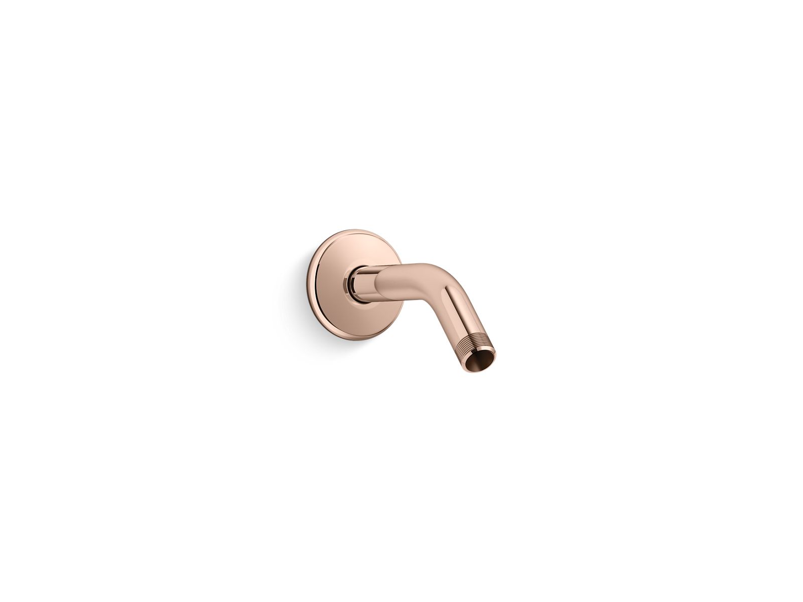 Kohler Tubo de parede para chuveiro com canopla Rain de 141 mm  Ouro Rosa