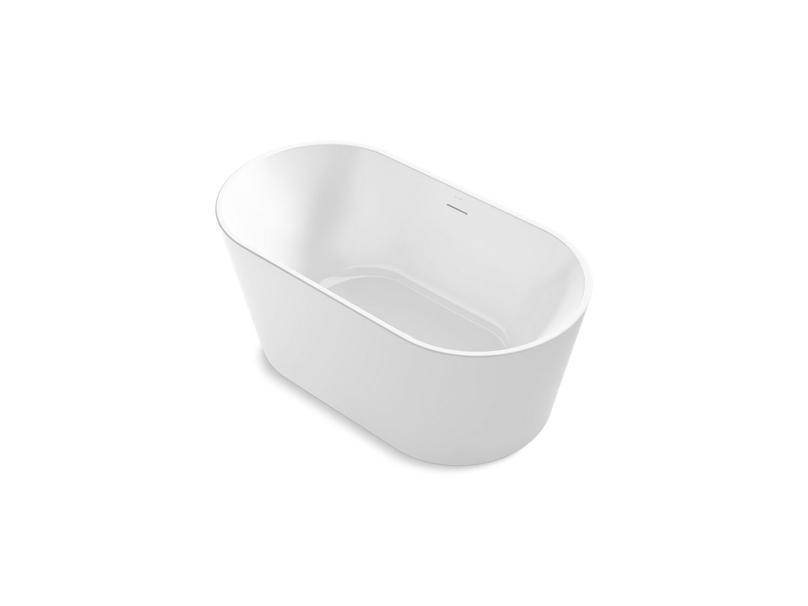 Kohler Banheira Freestanding 1500 x 750 mm com válvula de escoamento central  Branco