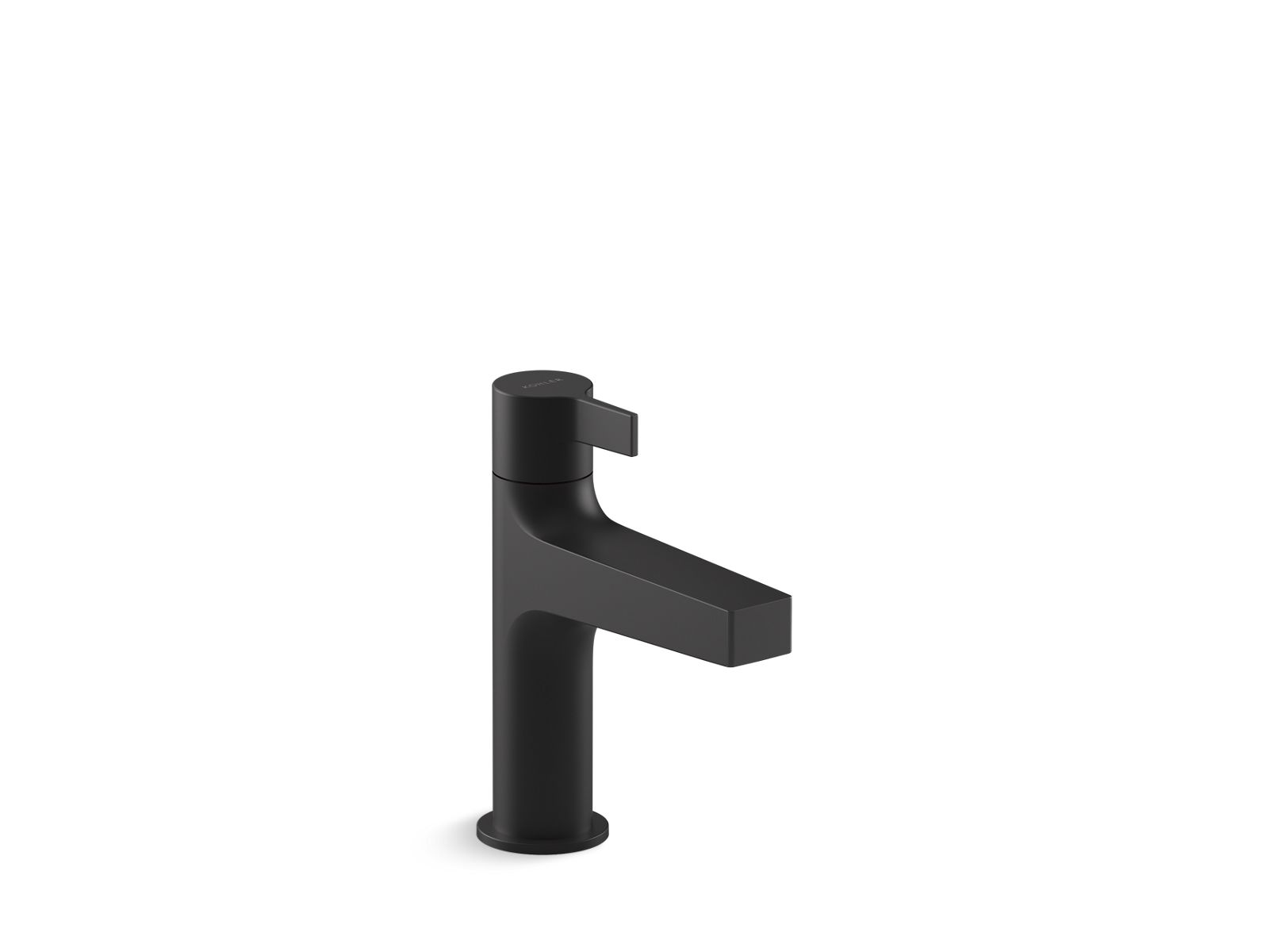 Kohler Torneira de lavatório de misturador único (apenas água fria)  Preto fosco