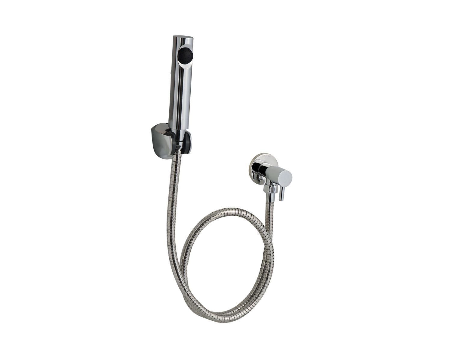 Kohler Conjunto de ducha higiênica com misturador de alavanca Purist Cromado