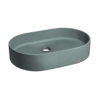 Cuba de Banheiro Concreto Apoio Elipse 55 cm (Lotus Florest)