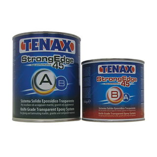 Cola Strong Edge Tenax A 1 kg+B 500 G Transparente