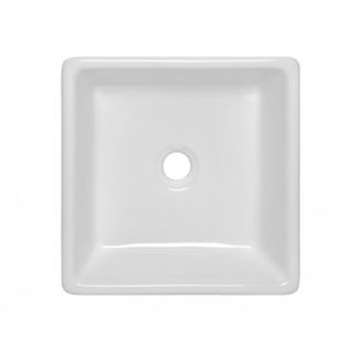 Cuba de Apoio Quadrada Ônix 34,5 x 34,5 Branca