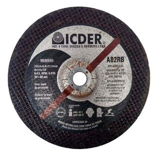 Disco de Desbaste para Ferro ICDER