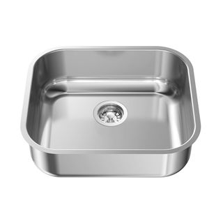 Cuba Inox GhelPlus N° 1 46 x 30 x 17 Alto Brilho Aço 304 com Válvula 4.1/2 e Escape
