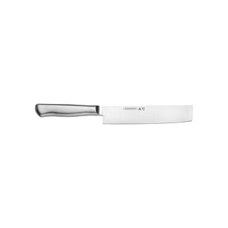 Faca Nakiri Tramontina Sushi Diamond com Lâmina e Cabo em Aço Inox 7"