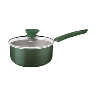 Panela Tramontina LYF em Alumínio com Revestimento Interno e Externo em Antiaderente Starflon Max Verde Natureza 18 cm 2,1 L