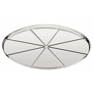 Forma para Pizza Tramontina em Aço Inox com Vincos 30 cm