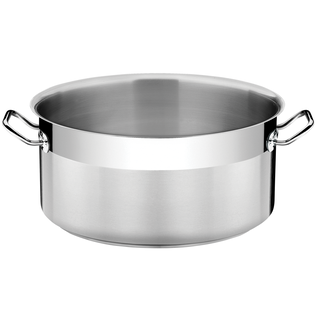 Caçarola Funda Tramontina Professional em Aço Inox com Fundo Triplo sem Tampa 36 cm 22,3 L