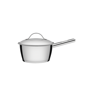 Panela Tramontina Allegra em Aço Inox com Fundo Triplo 16 cm 1,5 L