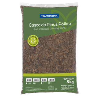 Casca de Pinus Polida Tramontina Tamanho Mini 5kg