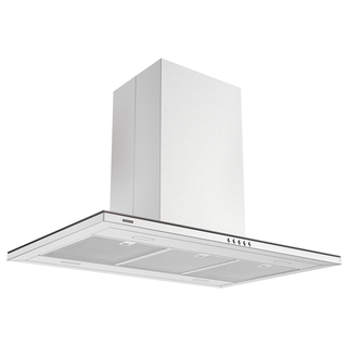 Coifa de Ilha Tramontina Slim Isla 90 em Aço Inox com Acabamento Scotch Brite 90 cm