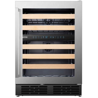 Adega de vinho Dual Zone 128 litros e 46 garrafas Gorenje Inox 127v